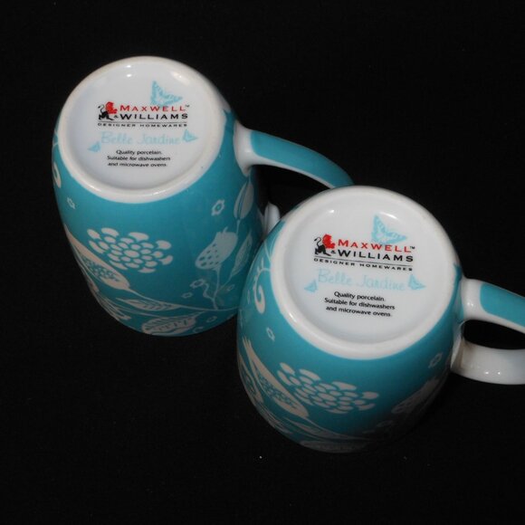 2 colorful coffee mugs. Maxwell & Williams Belle Jardine - Picture 6 of 6